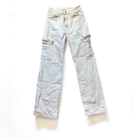 hello miss Denim - Hello Miss White Cargo Denim Jeans EUR 38
